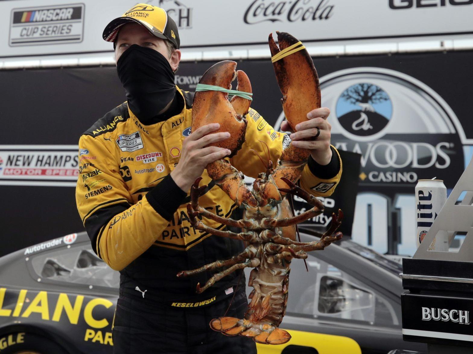 Keselowski wins in New Hampshire for 3d win since shutdown